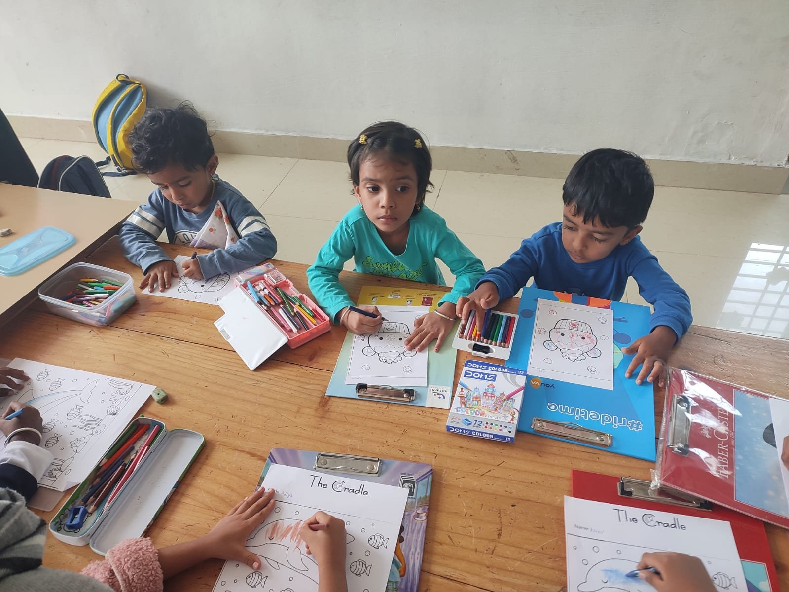 Nursery program at The Cradle Montessori